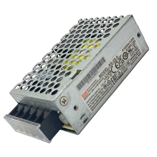 [MW-RS-25-5] MW MEAN WELL RS-25-5 Alimentatore CV 25W 5V 5A IP20 Input 220V e 110V