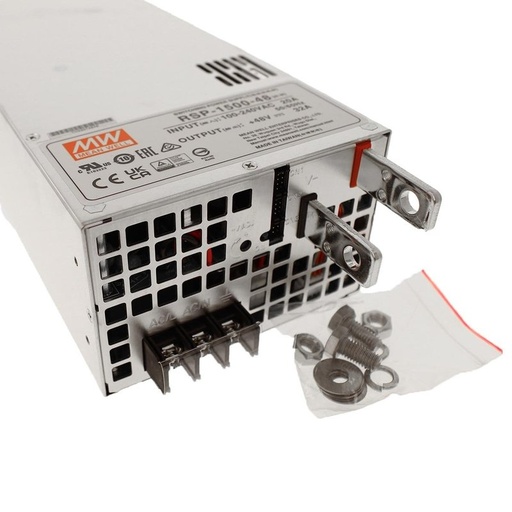 [MW-RSP-1500-48] MW MEAN WELL RSP-1500-48 Alimentatore Led 1500W 48V 32A Senza Ventola Input 220V e 110V