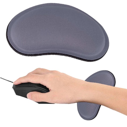 [VH880301G] Poggiapolso per Mouse Colore Grigio 14.1 x 8 centimetri