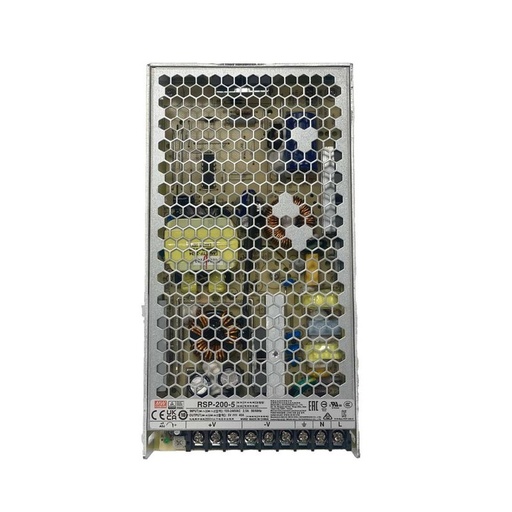 [MW-RSP-200-5] MW MEAN WELL RSP-200-5 Alimentatore Led 200W 5V 40A Senza Ventola Input 220V e 110V