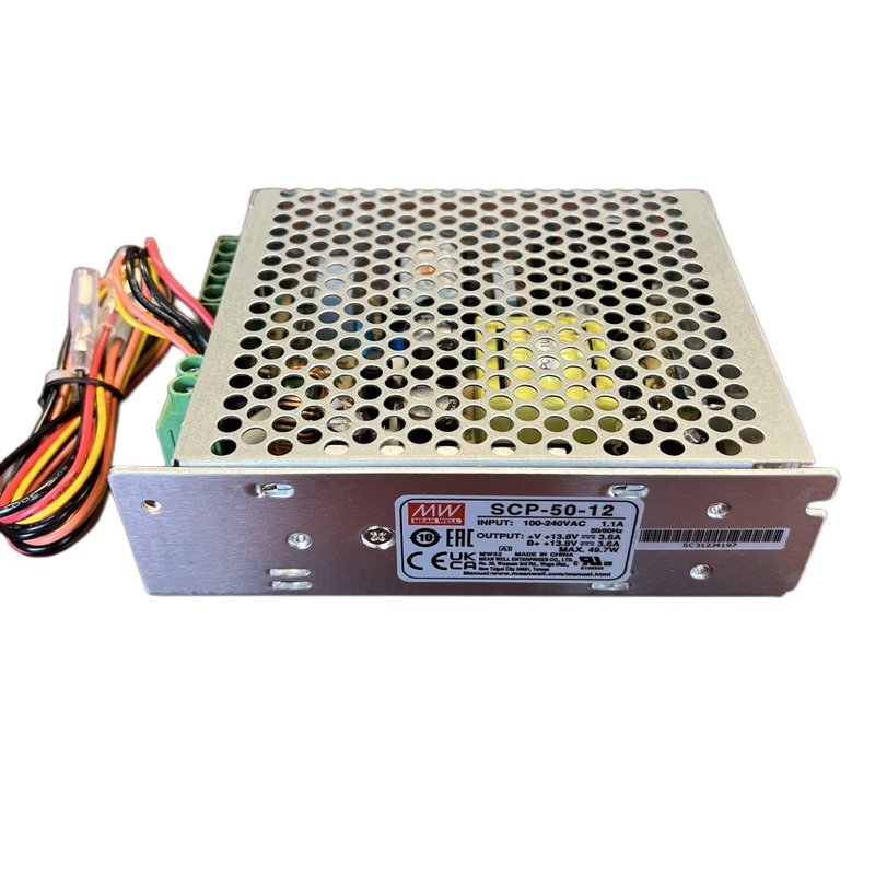 [MW-SCP-50-12] MW MEAN WELL SCP-50-12 Alimentatore 50W 12V 3,6A IP20 Input 220V 110V