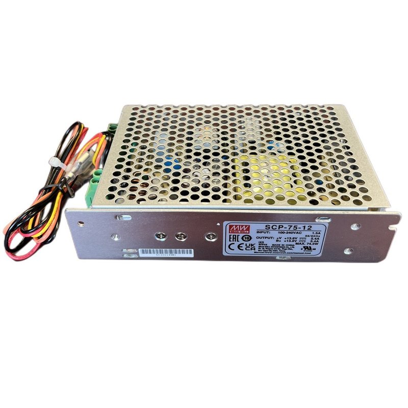 [MW-SCP-75-12] MW MEAN WELL SCP-75-12 Alimentatore 75W 12V 5,4A IP20 Input 220V 110V