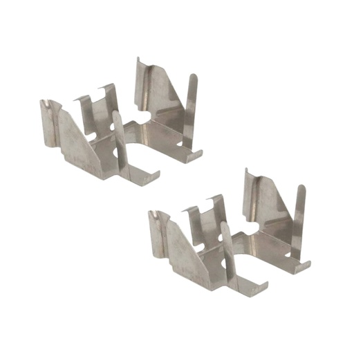 [XA1886D] 2 Adattatori Portalampada Xenon Ford Mondeo CHIA-X Freelander II  Focus Opel Corsa H7 Anabbagliante Mod. Metallico