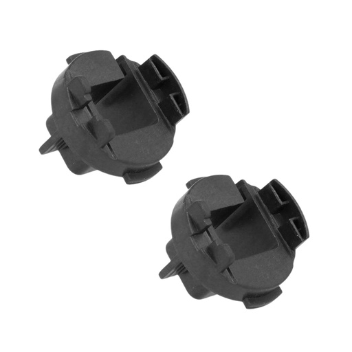 [XA1903D] 2 Adattatori Portalampada Xenon Per Kia Rio Carens Hyundai Elantra Azera Veloster Mistra Furgone H350  Sonata Anabbagliante H7