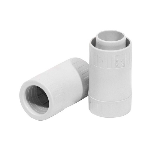 [FG16820] Raccordo Diritto Tubo Guaina 20mm Stesso Diametro Stagno IP65 FAEG FG16820