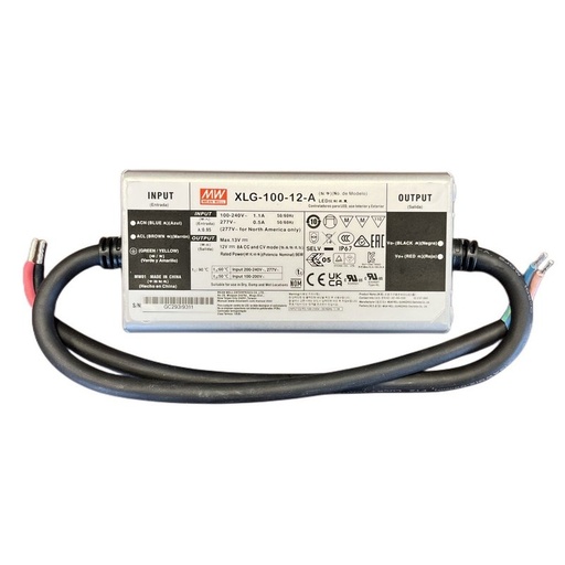 [MW-XLG-100-12-A] MW MEAN WELL XLG-100-12-A Alimentatore IP67 100W 12V 8A Input 220V 110V