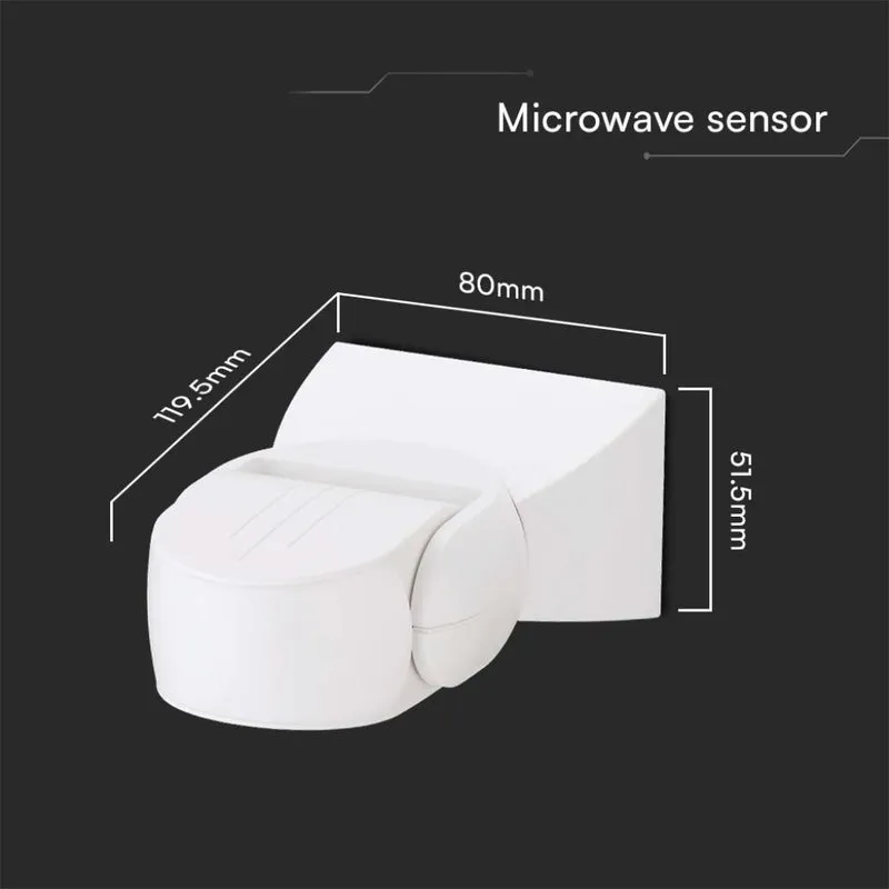 [CL23164] Sensore di Movimento a microonde 180° 300W Montaggio a Parete IP65 SKU-23164