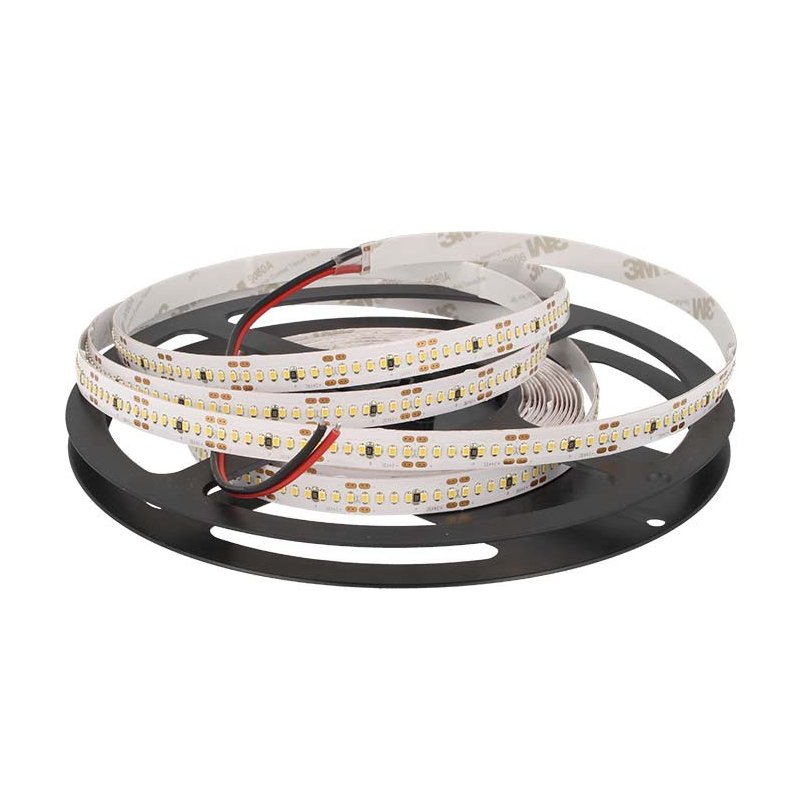 24V Bobina Striscia Led 22W/M CRI 90 Bianco Caldo 2700K 1400 Smd 2216 5 Metri