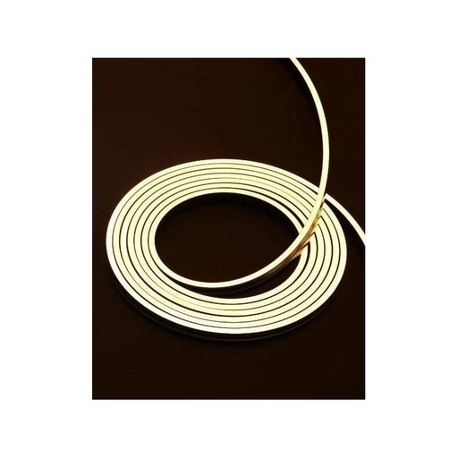 [SL240810N] 24V Bobina Led Neon Flex Bianco Neutro 4000K 10 Metri IP65 10W/M Tagliabile Dove Vuole