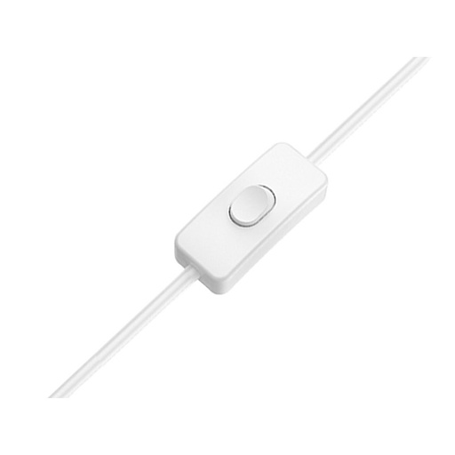 [SLG10722] Spina Alimentatore Trasformatore Raddrizzatore 2 Pin Passo 10mm Modello Bombatura Ovale Con Interruttore Connettore Rapido Per Striscia Led 220V Mono Colore