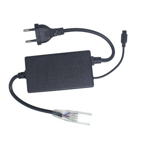 [SLG12742] Spina Alimentatore Trasformatore Raddrizzatore 4 Pin Passo 12mm Connettore Rapido Tapo Incluso Per Striscia Led 220V RGB Modello Con Telecomando