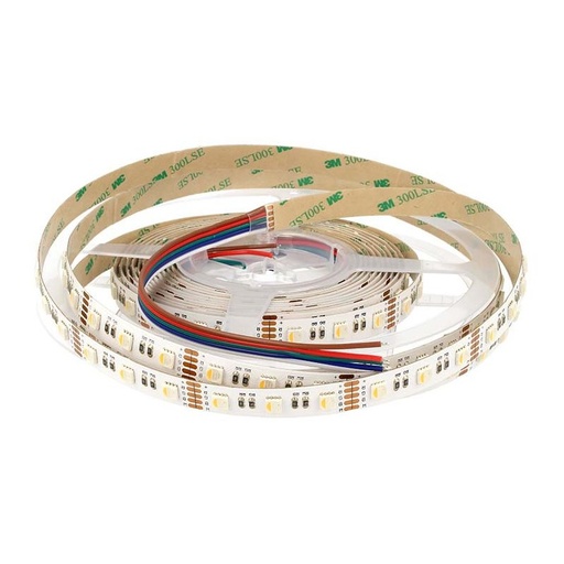 [BL2447N] 24V Bobina Striscia Led RGBW Neutro RGB+NW 20W/M 300 Smd 5 Metri