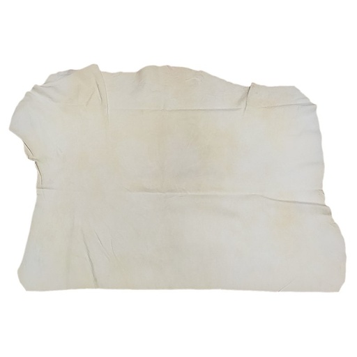 [PM200704] Spugna Panno Vera Pelle di Daino Camoscio Scamosciata Forma Irregolare Misura 50X60cm