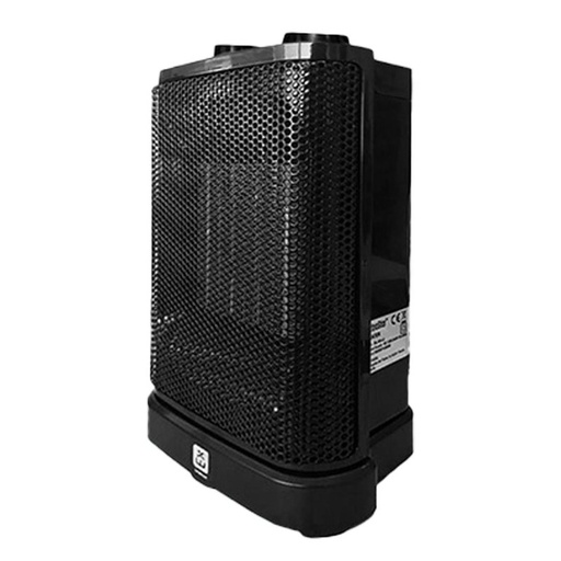 [ED068978] Stufa Elettrica da 1000W-1500W Portatile con Maniglia con Protezione di Sicurezza Automatico L15.7cm x H25.5cm Colore Nero