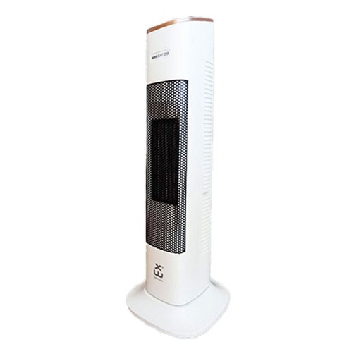 [ED068981] Stufa Elettrtica A Torre da 1350W-2000W a Basso Consumo con Smart Timer e Telecomando L22.3cm x H62.5cm Colore Bianco