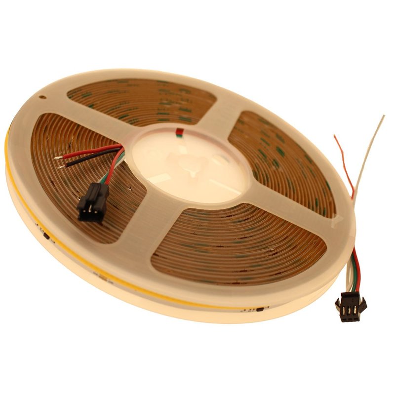 24V Striscia LED Dinamica IC WS2811 10 Metri 4000K 8W/M CRI 90 IP20 800 LM/M Passo 10mm Sequenziale