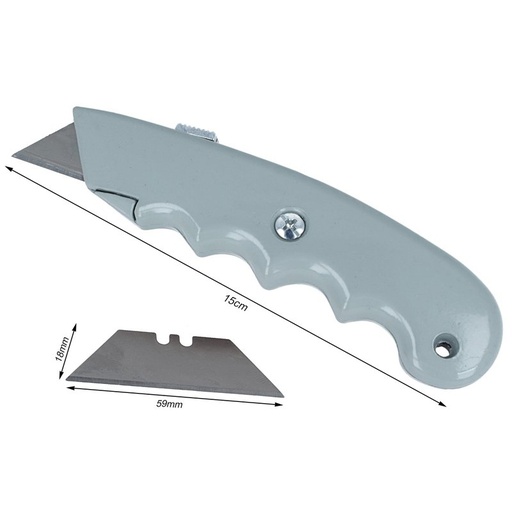 [AS623071] Taglierino Professionale Coltello Multiuso Impugnatura Ergonomica Con Anello Di Fissaggio