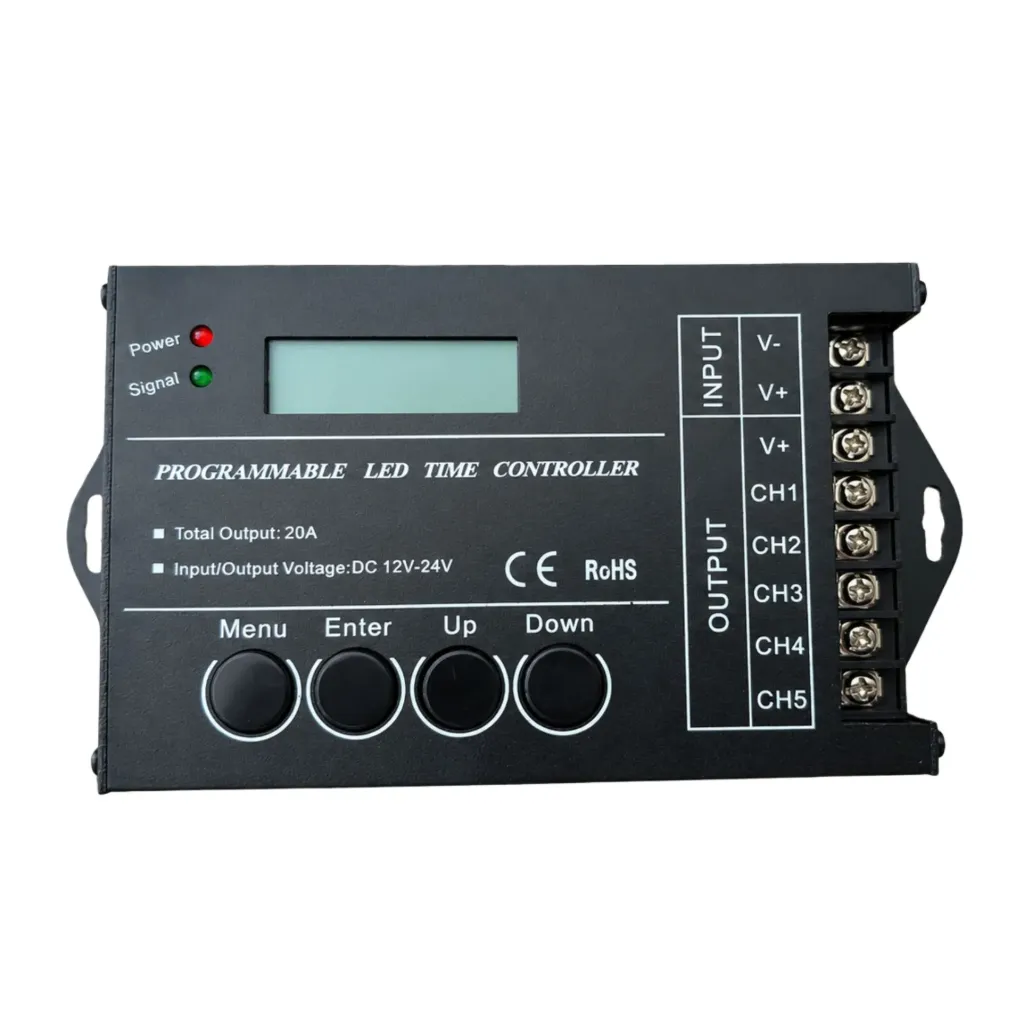 [CL8809] Centralina Led Timer Alba Tramonto Programmabile Time Led Controller Per Acquari Canarini Serre TC420