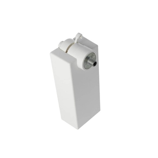 [CB7771] Testa Alimentazione Con Box Led Driver Colore Bianco Per Faro Led Binario Mono Fase CB0070 CB7170 CB7270 CB7370