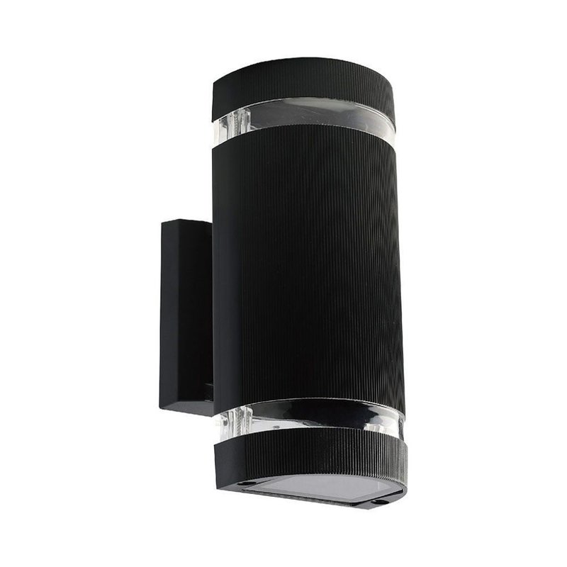 [HS93573] Lampada LED da Muro Con Portalampada 2xE27 Doppio Fascio Luminoso Rotonda IP44 SKU-93573