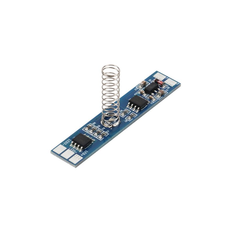 [CL2390] Interruttore LED Dimmer Touch Da Incasso CCT con Memoria 0V e Cambio della Temperatura Colore Tensione di Ingresso 12V-24V DC Tensione di Uscita 12V-24V DC Altezza della Molla 20mm