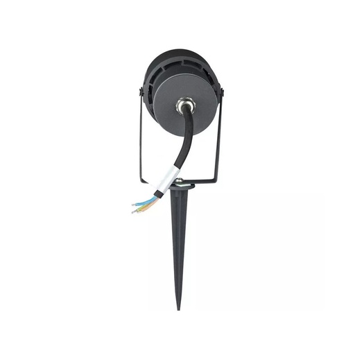 [HS7550C] Faretto LED da Giardino 12W con Picchetto Colore Grigio 3000K IP65 SKU-217550