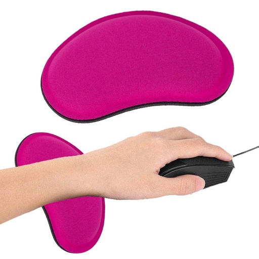 [VH880301P] Poggiapolso per Mouse Colore Rosa 14.1 x 8 centimetri