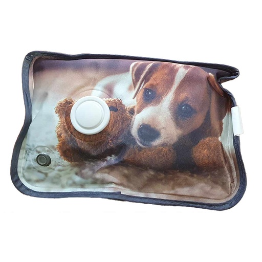 [AB389308] Borsa Acqua Calda Elettrica 400W Tiene Caldo per 6 ore Ricarica Veloce e Tessuto Morbido Con Disegno Cane Simpatico