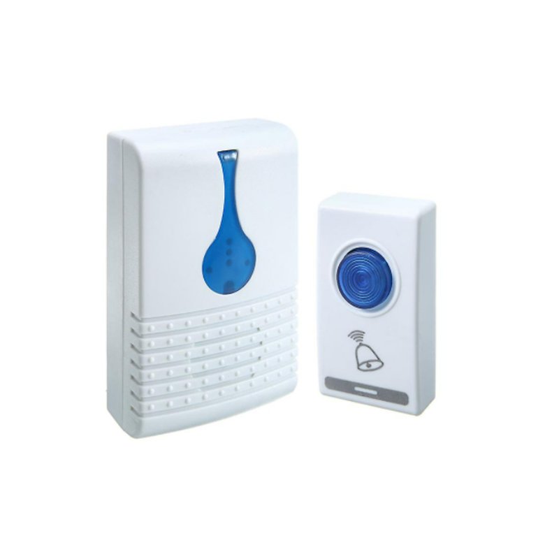 [ED318992] Campanello Senza Fili Alimentazione Con Pile 80 Metri Di Portata IP20 V013