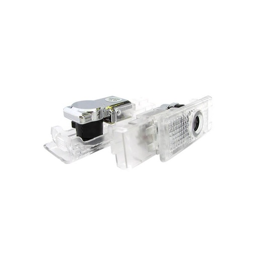 [LG5334] Kit Luci Led Logo Proiettori Auto Portiere Porsche Cayenne 07-09 Parts. N. 5G0947409
