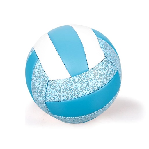 [AD201960] Palla da Pallavolo 21 cm Azzurro Bianco per Beach Volley e Training