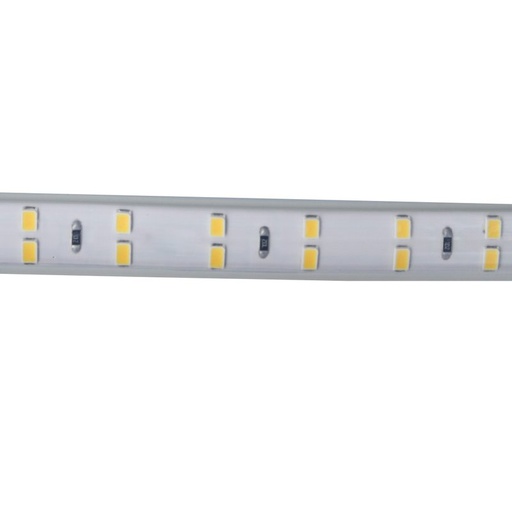 [SLG1221C] Bobina 100M Striscia Led 220V Bianco Caldo 3000K IP65 Passo 12mm 12W/M 1300LM/W Tagliabile 20cm Doppia Fila 120 smd 2835/m