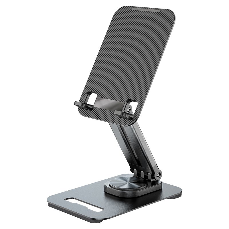 [AC880326-02] Supporto tablet universale girevole 360° nero, stand in alluminio fino a 12,9''