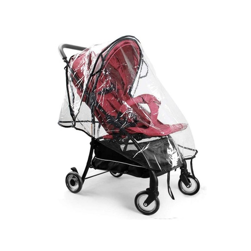 [AB51855] Parapioggia universale con zanzariera per passeggino 140x150 cm, trasparente