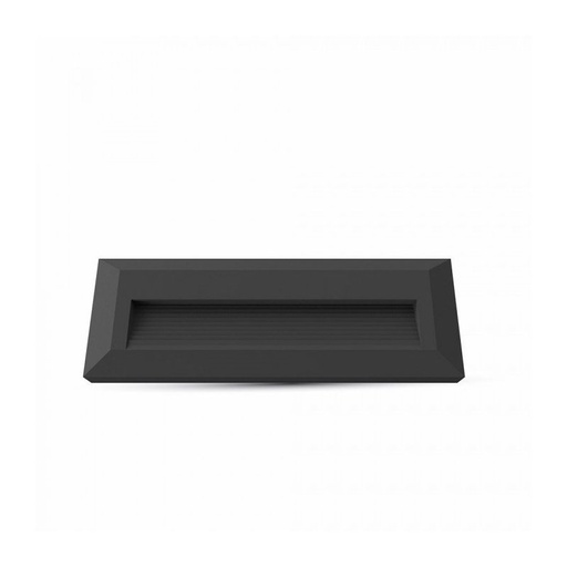 [HS2222N] Faretto Luci Led Segnapasso Rettangolare Carcassa Nera 3W Neutro 4000K IP65 Montaggio a Plafone SKU-1328