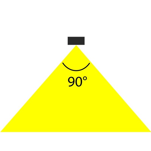 [CB5090WN] 2 Kit Fari LED Lineari Binario Trifase 1 5M 50W 4000K 90 Gradi Bianchi con DIP Switch