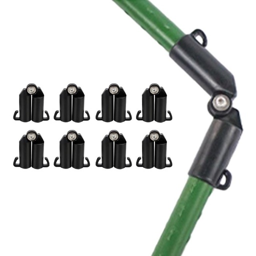 [AG361444X2] Set 8 Connettori Traliccio 11 mm Snodabili 180°