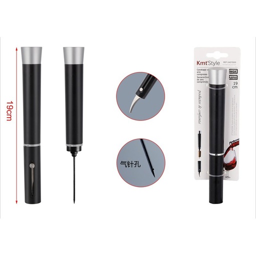 [AB207900] Cavatappi ad aria compressa con ago, apribottiglie per vino manuale