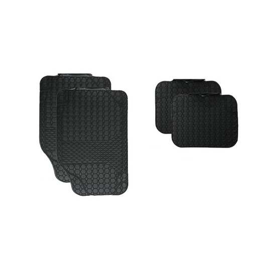 [PT301634] Kit Tappetini Auto In Gomma Universale Anteriori 68X44cm Posteriori 42X34cm