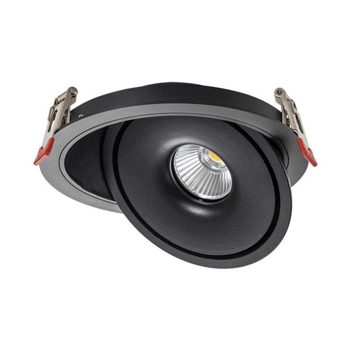 [FP10578] V-TAC Faretto LED COB da Incasso Rotondo 12W 120*43mm Colore Nero 3in1 SKU-10578