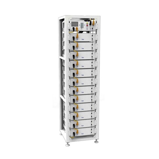 [FV11994] V-TAC Kit Rack Batterie di Accumulo Alta Tensione 12x5kWh LFP in Serie con HV Box BMS / Cavi / Armadio CEI 0-16 CEI 0-21 51.2V 100Ah 61.44kWh SKU-11994