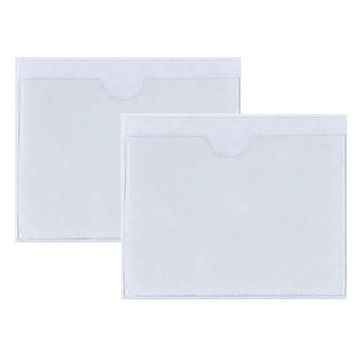 [PT11282] 2 Pezzi Portabollo Auto Parabrezza con Adesivo Porta Assicurazione Permesso Parcheggio 11x8 cm