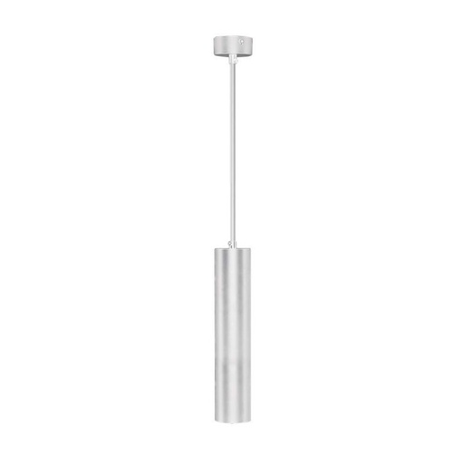 [SV6779] Lampada a Sospensione Cilindro Attacco GU10 Corpo in Alluminio Bianco Riflettore Colore Oro D:60*300MM SKU-6779