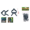 30 Pezzi Clips per Piante Rampicanti Sostegno Pinze Morsetti Giardino 42mm