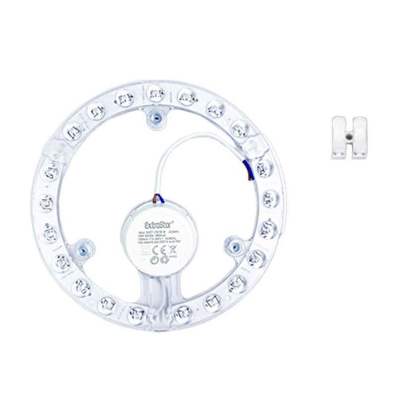 [EB027761] Modulo LED Plate per Plafoniera ad Anello 12W 1200lm Luce Calda 3000K Alta Qualità CRI IP20 Diametro 145mm