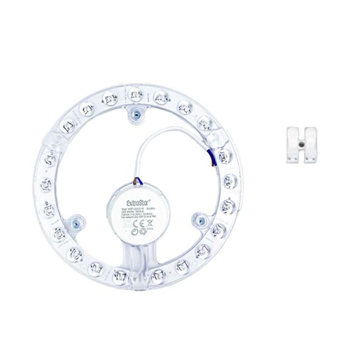 [EB027763] Modulo LED Plate per Plafoniera ad Anello 24W 2400lm Luce Calda 3000K Alta Efficienza Energetica IP20 Diametro 222mm