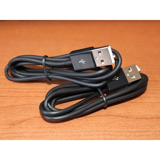 [ESE003] 2 Pezzi Cavo USB Dati Ricarica Per Iphone Colore Nero 1 Metro