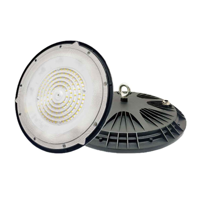 Faro LED Industriale UFO 150W 15000lm 6500K Luce Fredda IP65 Ampia Area di Copertura