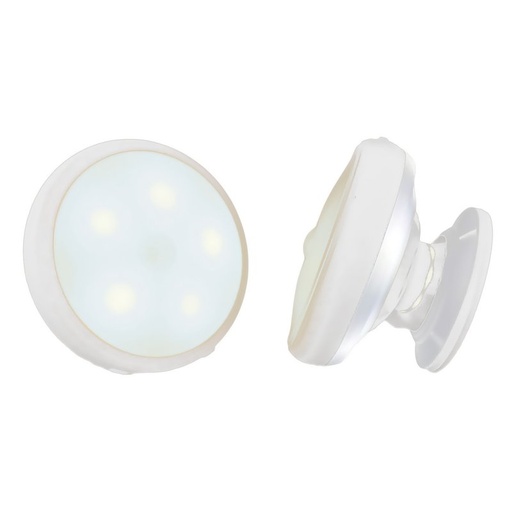 [FP2008F] Faretto Led Luce Notturna Bianco Freddo con Sensore di movimento Calamitato Snodabile Rimovibile Ricaricabile USB con Batteria Litio Per Scala Corridoio Mansarda Garage Armadio