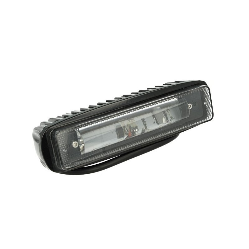 [FS1710B] Lampada Fanale Faro Led Lineare Per Carrello Elevatore Muletto Luce Blue 12V-80V 30W Segnaletica Sicurezza
